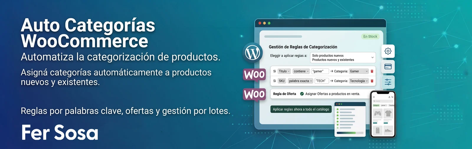 Auto Categorías WooCommerce