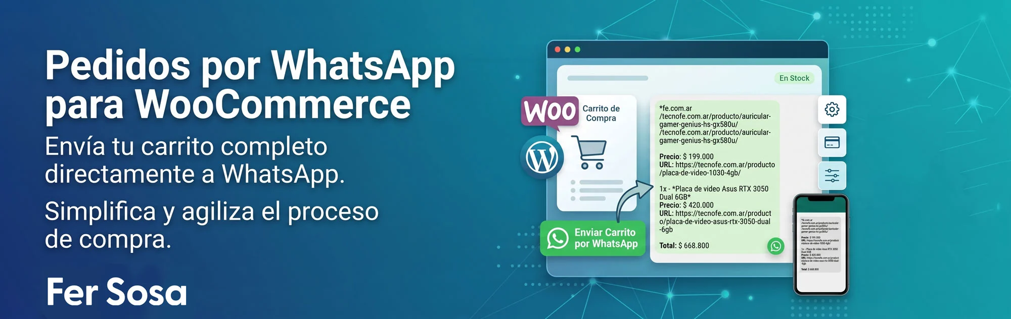 Pedidos por WhatsApp para WooCommerce