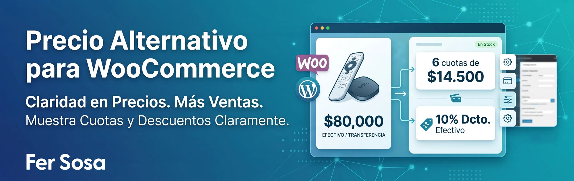Precio Alternativo para WooCommerce