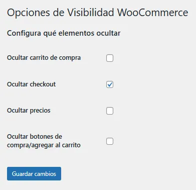 WooCommerce Visibility